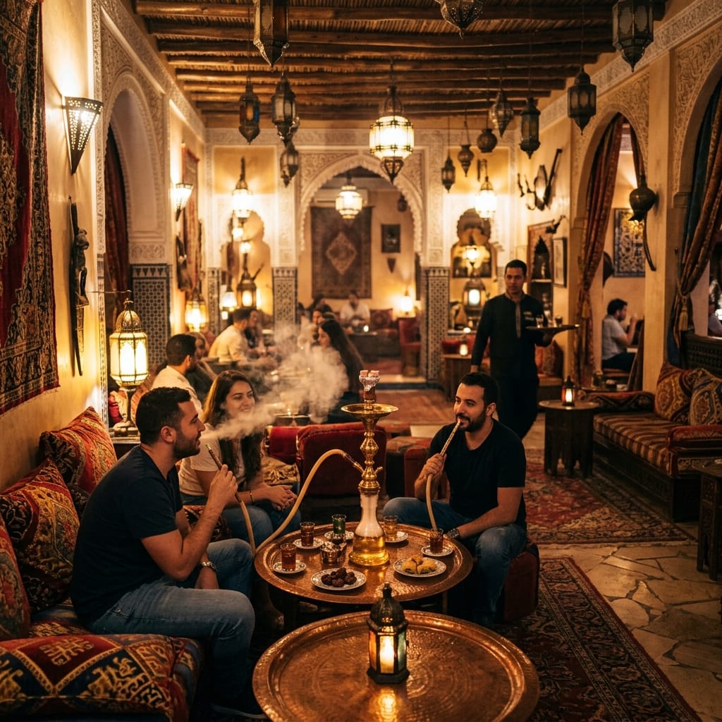 مقهى أركيلة الحجي